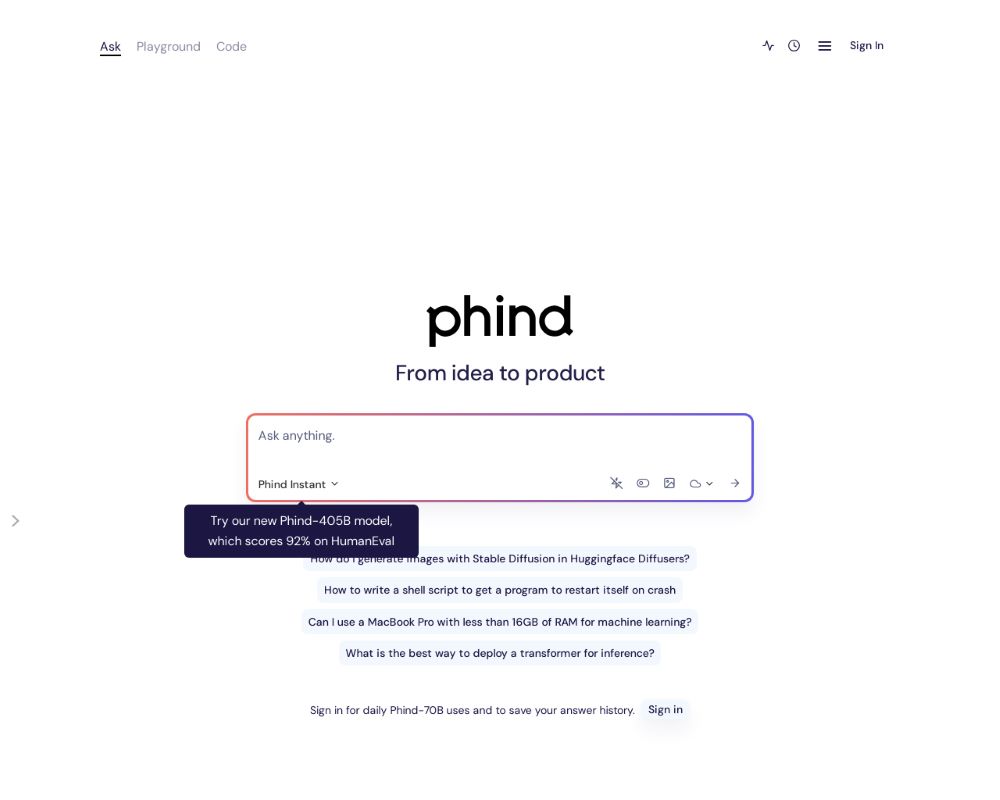 Phind logo